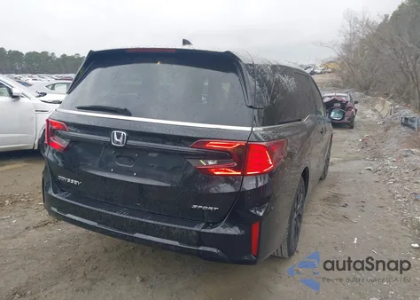 2025 Honda Odyssey Sport-L z USA, uszkodzony, nr VIN 5FNRL6H74SB051976